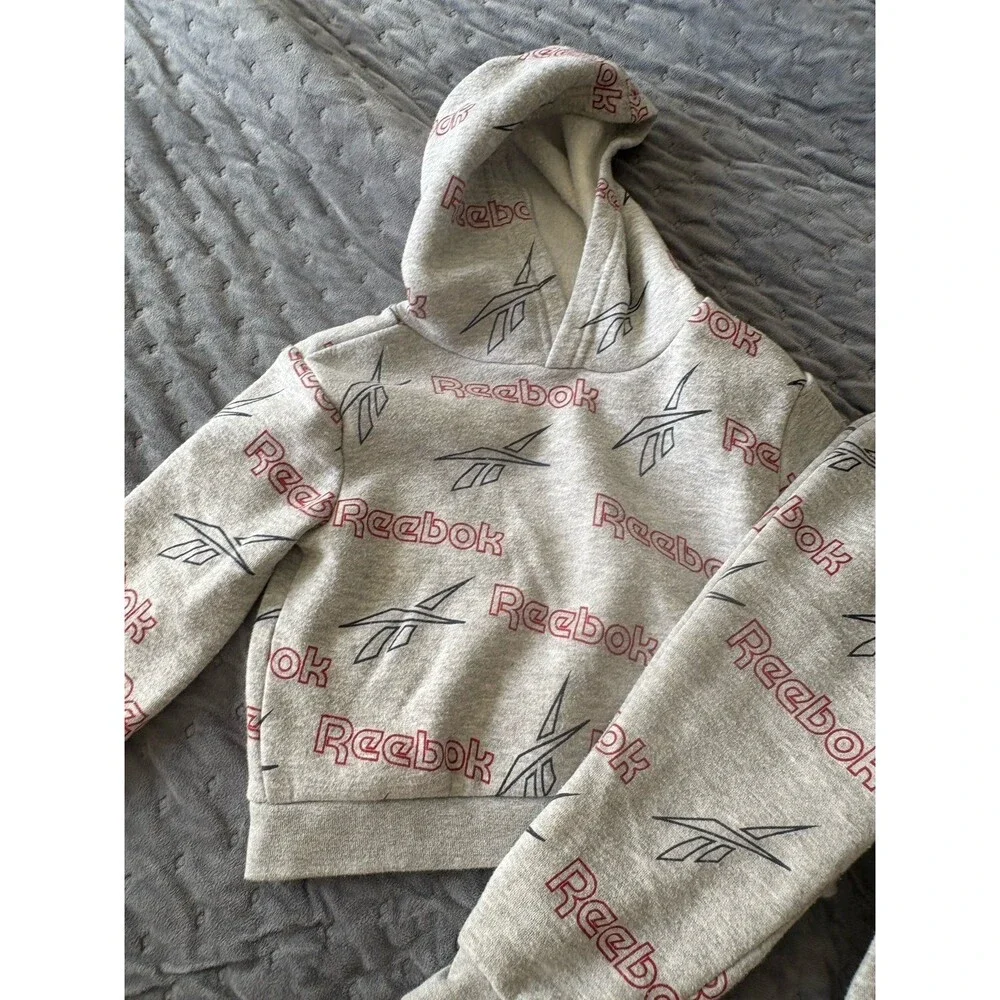Reebok matching 2pc sweatsuit hoodie sweatpants‎ size 2T